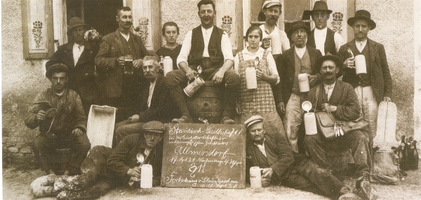 Stammtischgesellschaft 1928 in Allmersdorf